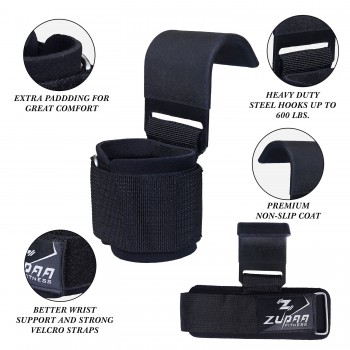 Weight Lifting Power Hooks Straps
